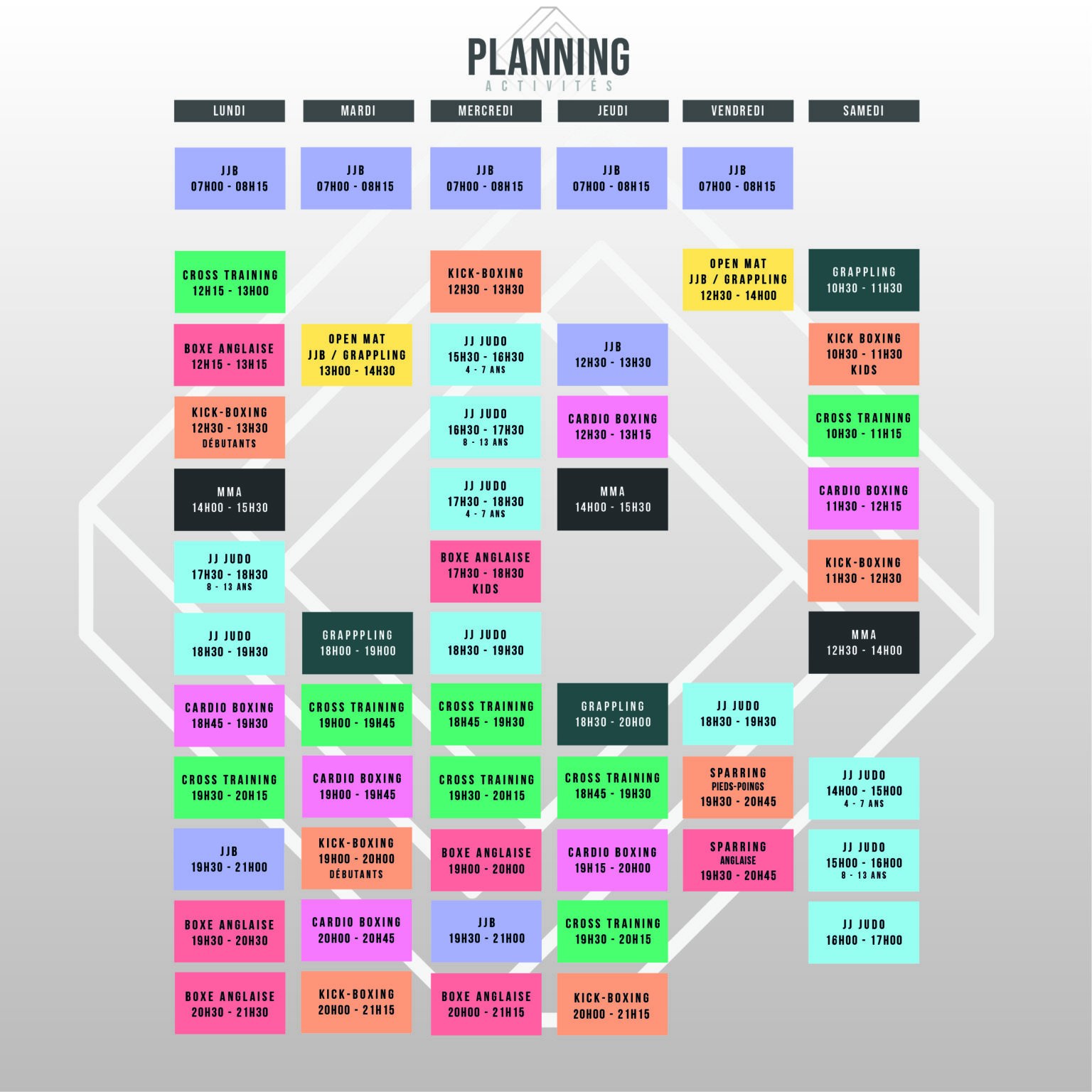 planning le cube fight club